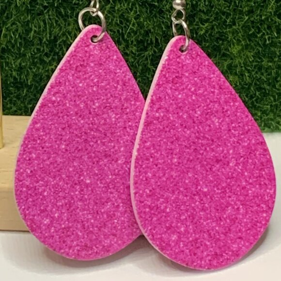 Pink Earring, Love Earring, Valentine's Day Earring, Cancer Earring, Gift Idea - Picture 4 of 6